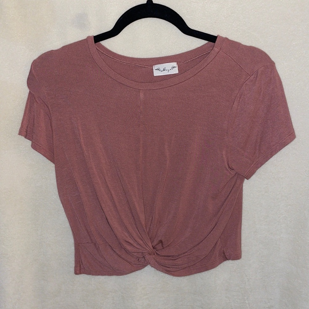 Mauve Crop Top